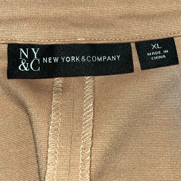 NY&Co Contrast Corset Waist Blazer - Picture 8 of 11